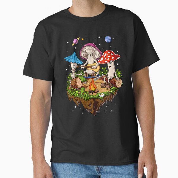 Hippie Magic Mushroom  Classic T-Shirt
