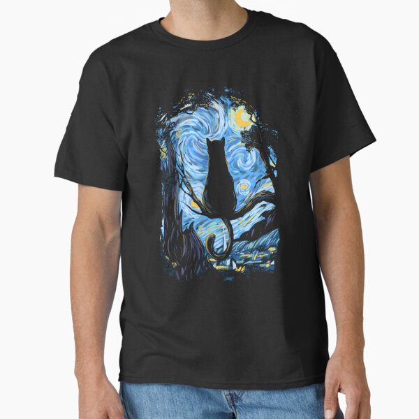 CAT STARRY NIGHT Classic T-Shirt