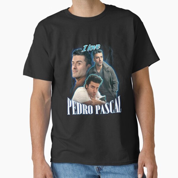 I Love Pedro Pascal Oscar Isaac Cursed Fan Collage Classic T-Shirt