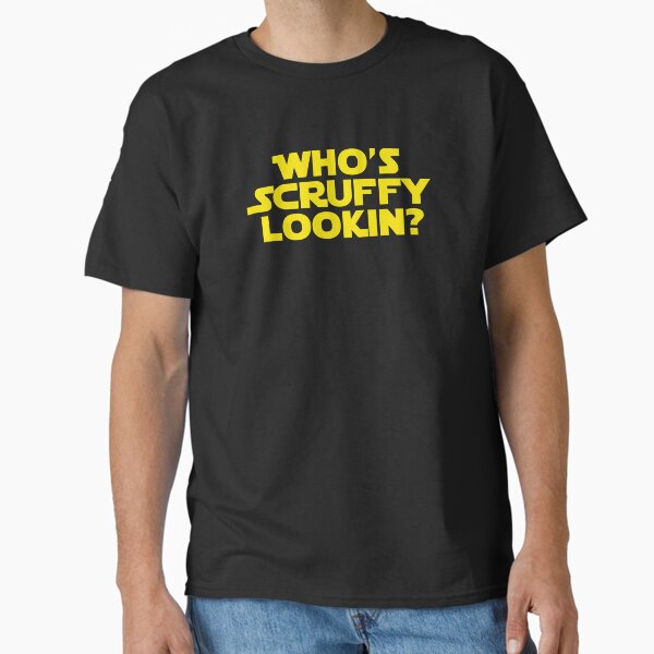 Who's Scruffy Looking'? Logo Classic T-Shirt