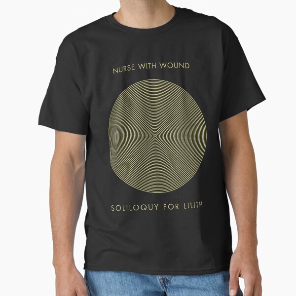 Nurse with wound Soliloquy gold round circles Classic T-Shirt