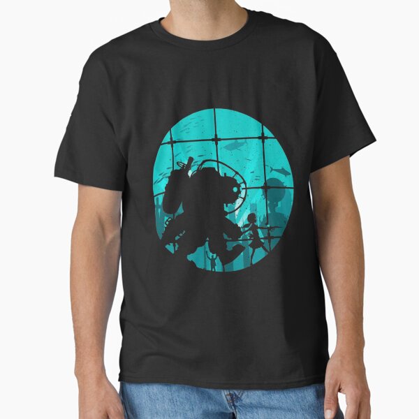 Bioshock big daddy and little sister Classic T-Shirt