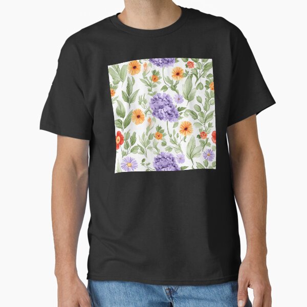 Summer wild flowers in the morning  Classic T-Shirt