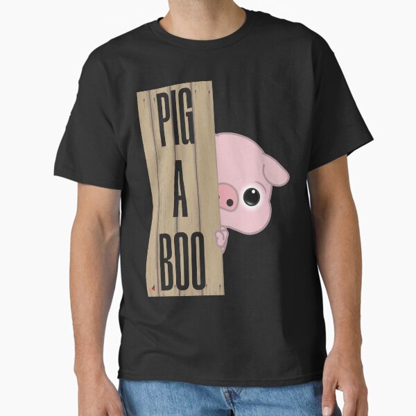 Pig a Boo Fence Classic T-Shirt
