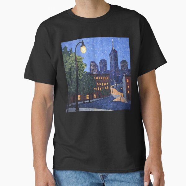 Nashville | Post-impressionist painting style Classic T-Shirt