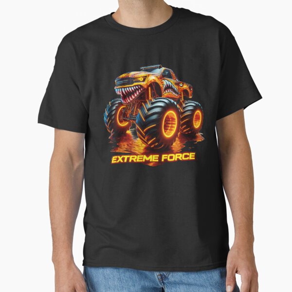 Extreme Force Monster Truck | Fire-Breathing Beast Mode Classic T-Shirt