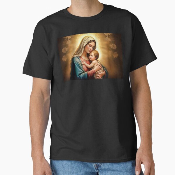 Saint Mary and Baby Jesus L Classic T-Shirt