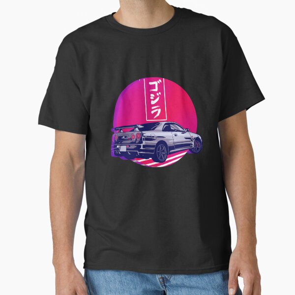 GTR R34 Gojira Sunset Classic T-Shirt