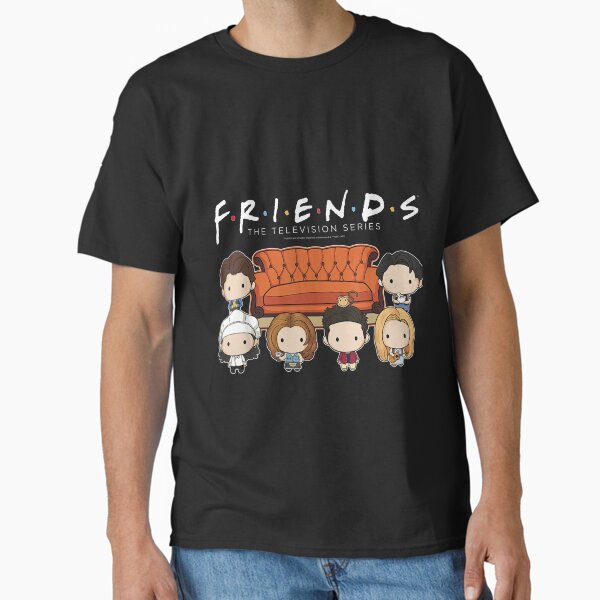 Friends Chibi Couch Crew Logo T-Shirt Classic T-Shirt