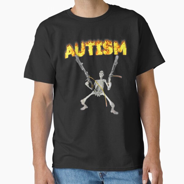 Autism Skeleton - Oddly Specific Dank Classic T-Shirt