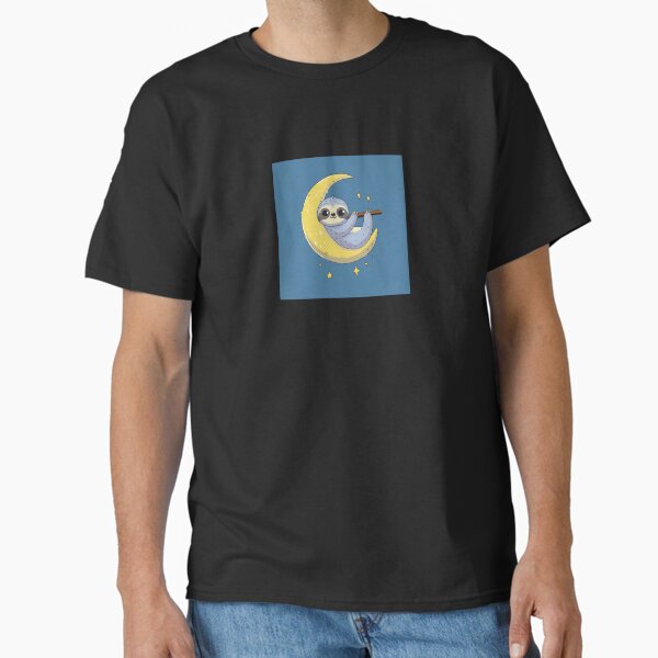 Sloth on Moon Classic T-Shirt