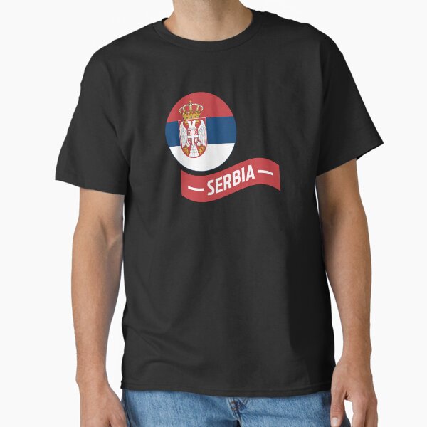 Serbia Flag Classic T-Shirt