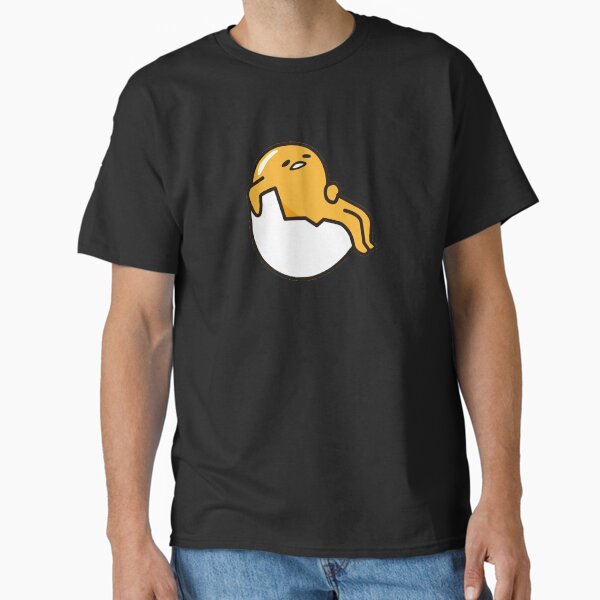 GUD3T4M4 | L4ZY 3GG | Awesome Anime Logo Tee / Sticker Design Classic T-Shirt