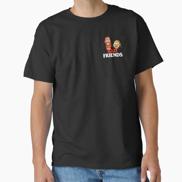 Bad Friends Podcast Pocket Logo Classic T-Shirt