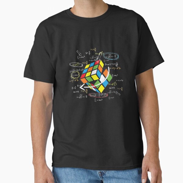 Cool Math Rubik Rubix Rubics Player Cube Math Lovers T-Shirt Classic T-Shirt