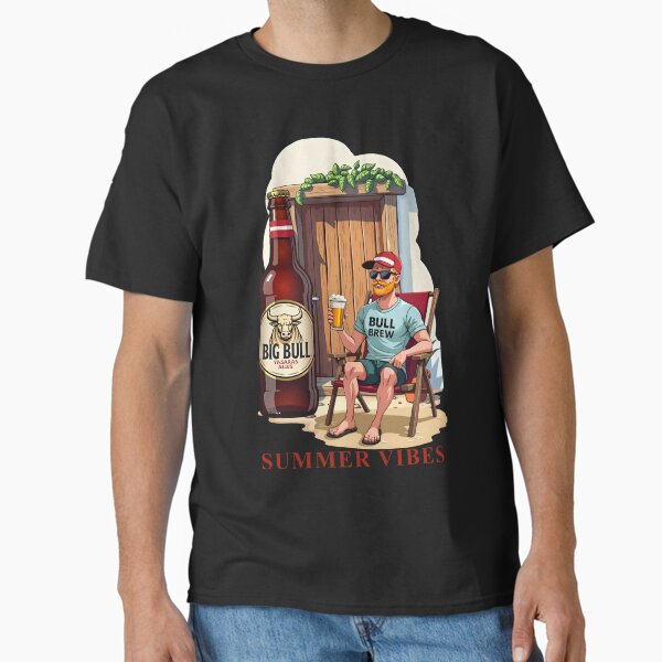 Summer Vibes Big Bull - Latvia Vasaras Alus Classic T-Shirt