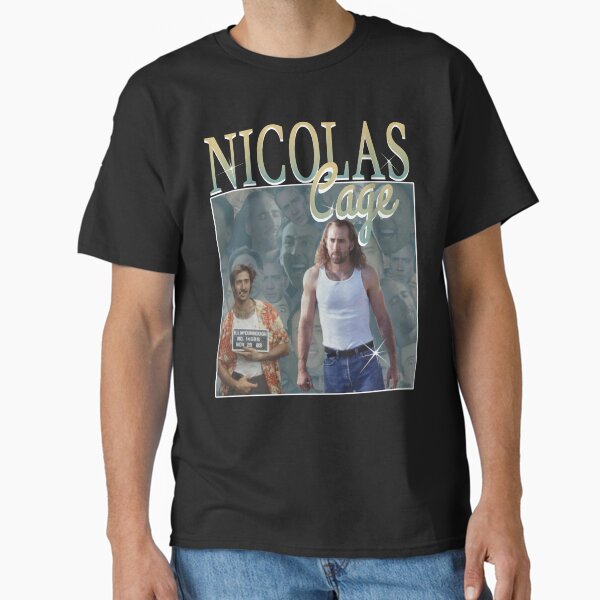 Nicholas Cage Vintage - Nicolas Cage - Nick Cage - Nic Cage  Classic T-Shirt