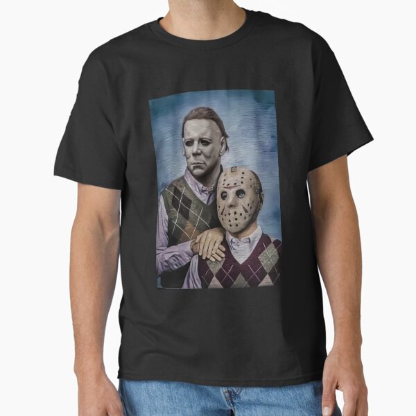 Michael Myers and Jason Voorhees Step Brothers Movie Funny Classic T-Shirt
