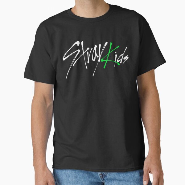 Stray Kids Oddinary Frankenstein Version Green Logo Classic T-Shirt