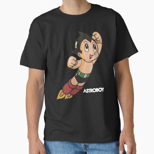 Vintage Astroboy Anime Robot Show Astro Boy Space Art Childhood Cartoon Manga Classic T-Shirt