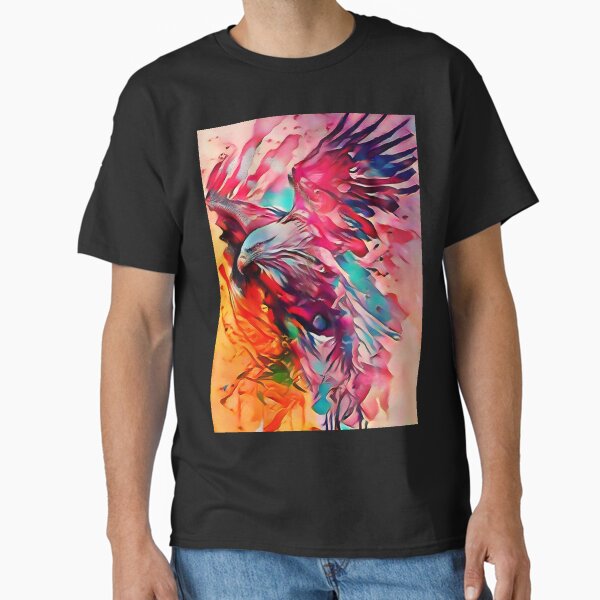 Psychedelic eagle Classic T-Shirt