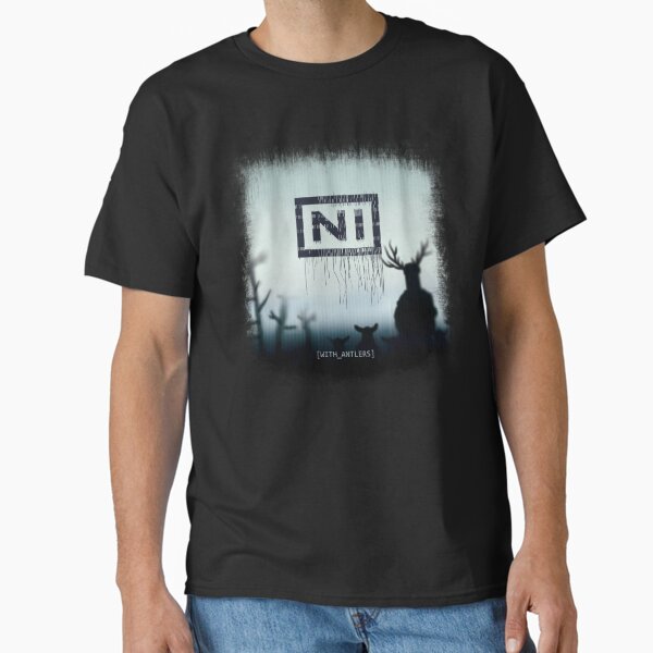 NI Knights with antlers album cover parody-music lovers humor Classic T-Shirt