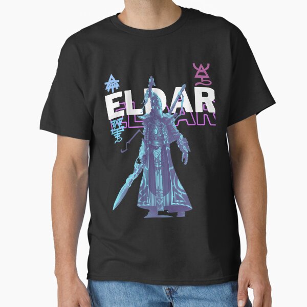 Eldar Aeldari Farseer Space Elf White Blue Classic T-Shirt