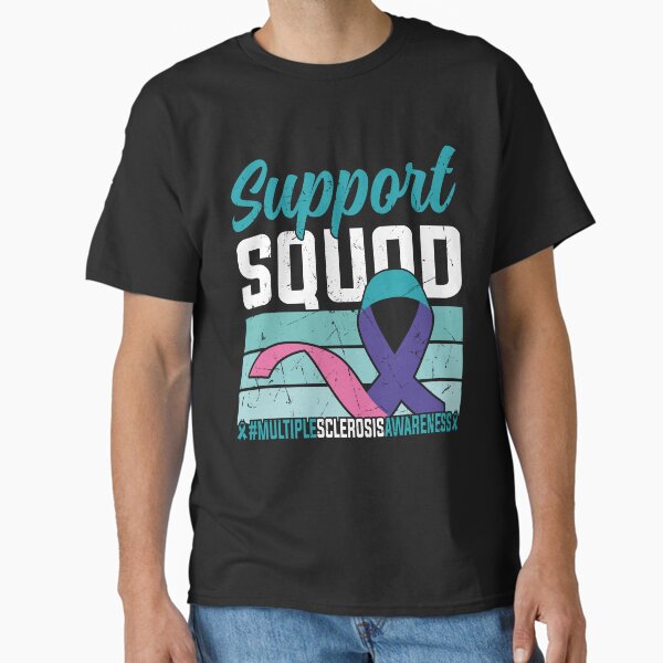 Cancer Awareness Tshirts Ribbon Graphic Print Tee Inspirational Breast Cancer Classic T-Shirt