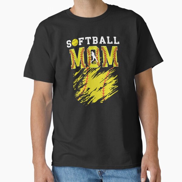 Softball Mom My Mom Favorite Softball Player Classic T-Shirt