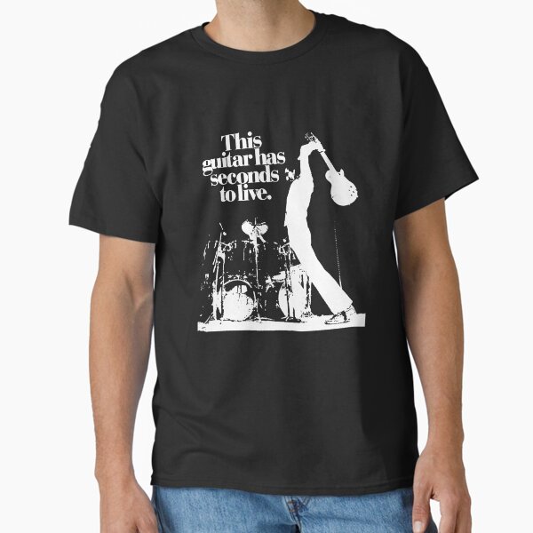 Pete Townshend The Who This guitar has seconds to live Rock Music legend Guitar Classic T-Shirt
