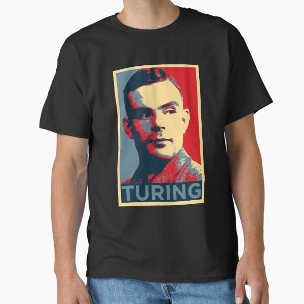 Alan turing, turing, andy wahrol, pop art Classic T-Shirt