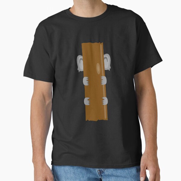 Koala behind tree Classic T-Shirt