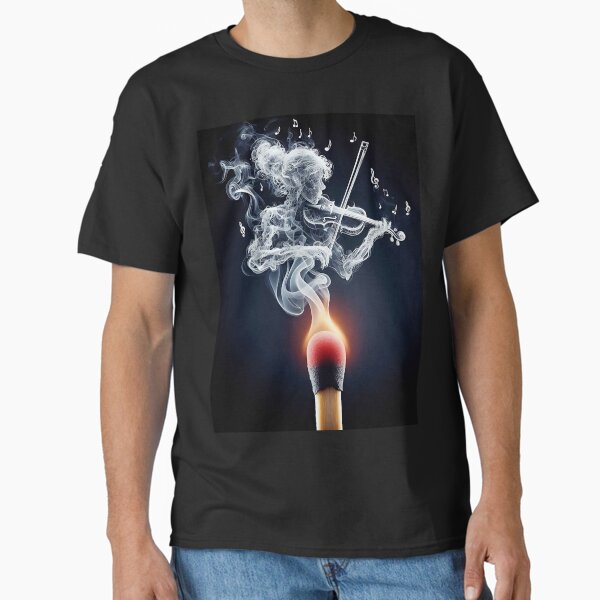 Matchstick Violin Lady  Classic T-Shirt
