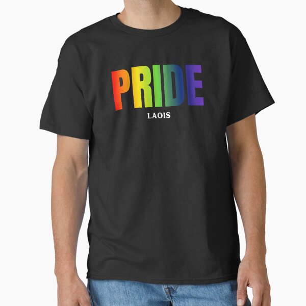 Laois Pride, Classic Pride Flag colors, Rainbow color pride LGBTQ graphic, Pride unisex, Pride festival, gay festival,  LGBTQ, Equal Rights, ireland,  Classic T-Shirt