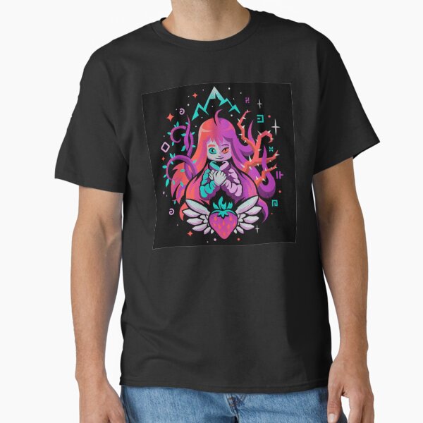 Retro color celeste art game mountain gift for fans   Classic T-Shirt