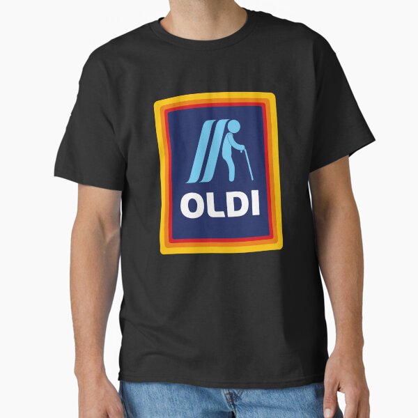 Oldi design logo funny birthday gift, mother's day, father day, Christmas gift Classic T-Shirt
