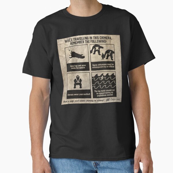 While Travelling in this Chimera poster Classic T-Shirt