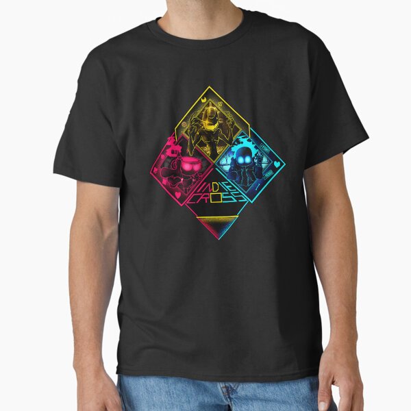 FNF INDIE CROSS BATIM BATDR  UNDERTALE CUPHEAD NIGHTMARE Bendy Sans And Cuphead art Classic T-Shirt