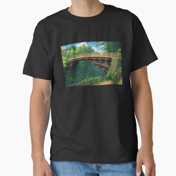 The Saruhashi Bridge at Yamanashi Classic T-Shirt