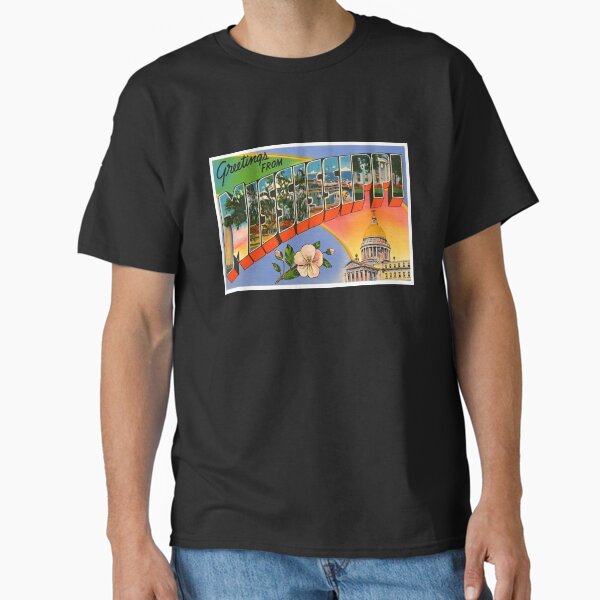 Mississippi Retro Poster Design Classic T-Shirt