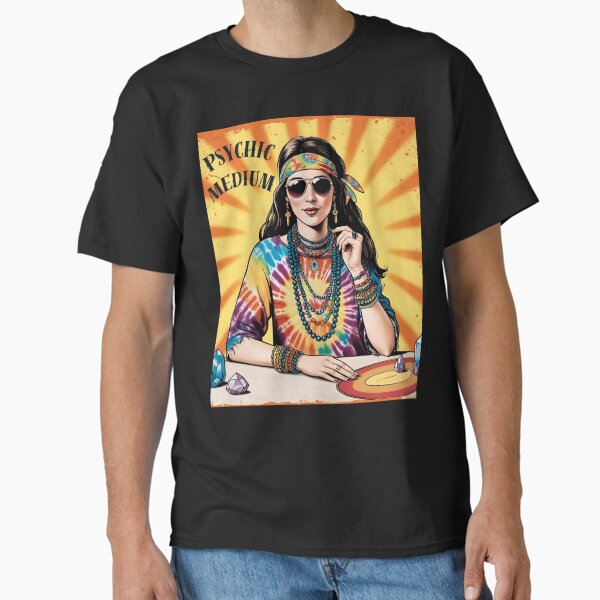 Hippie Boho Woman: Psychic Medium Classic T-Shirt