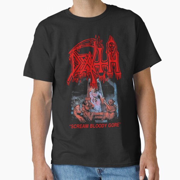 NEW DEATH SCREAM Bloody Gore T-Shirt Classic T-Shirt