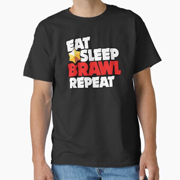 Eat Sleep Brawl Repeat - Brawl Stars Classic T-Shirt