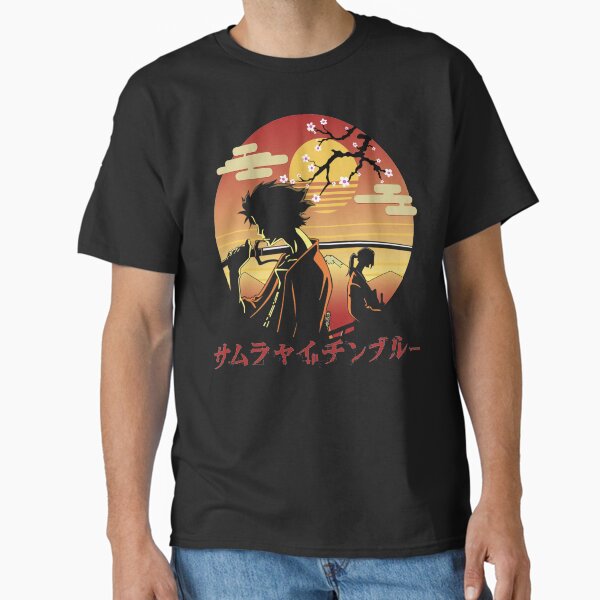 Mugen And Jin Champloo Japanese Sunset Classic T-Shirt