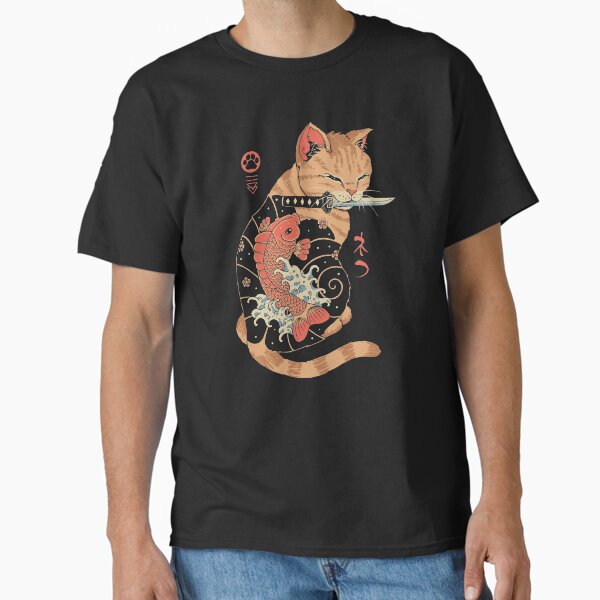 Carp Tattooed Cat Classic T-Shirt