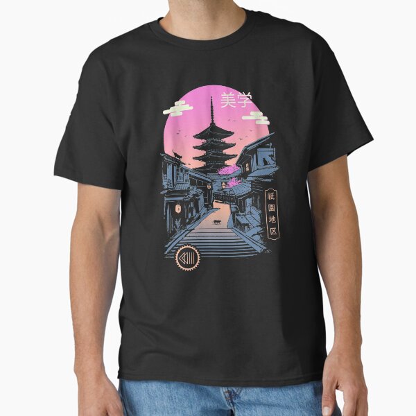 Pagoda Wave Aesthetics Classic T-Shirt