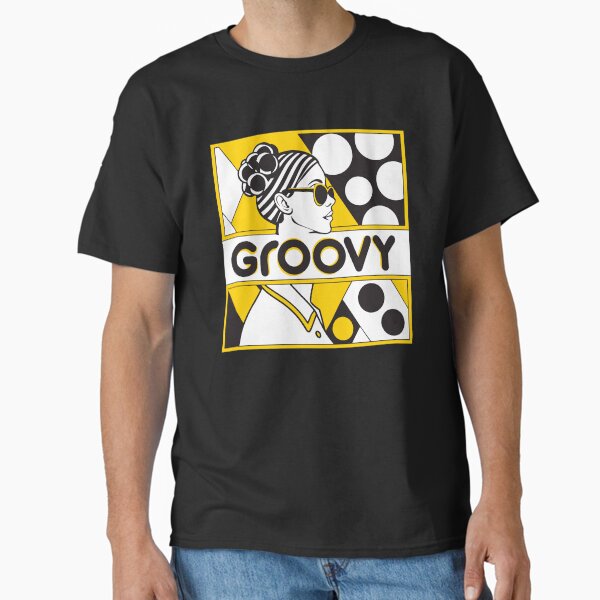 Groovy 60s Mod Fashion Girl Pop Art Classic T-Shirt