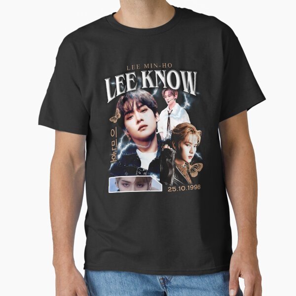 LEE KNOW Shirt Vintage 90 Retro T Shirt Tee Classic T-Shirt