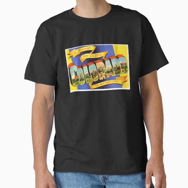 Colorado Vintage Travel Poster Design Classic T-Shirt