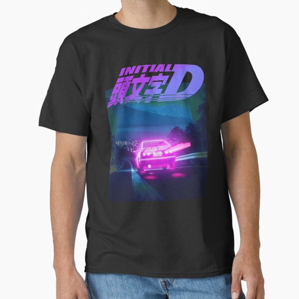 INITIAL D NEON LIGHT AE86 Classic T-Shirt